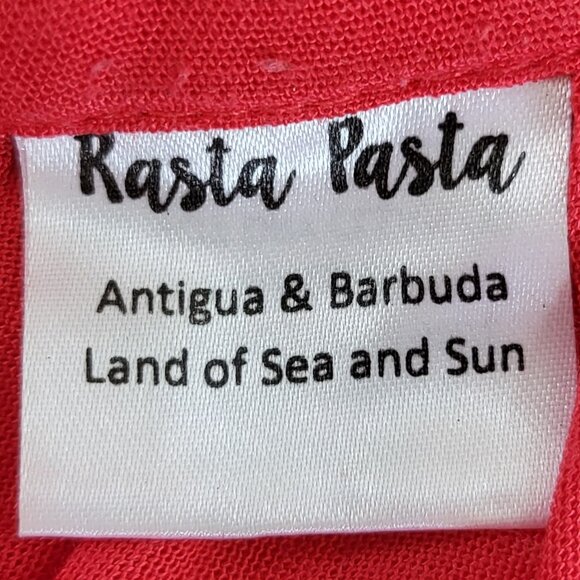 Rasta Pasta Red & White Tie Dye Dress - Free Size - Picture 5 of 6